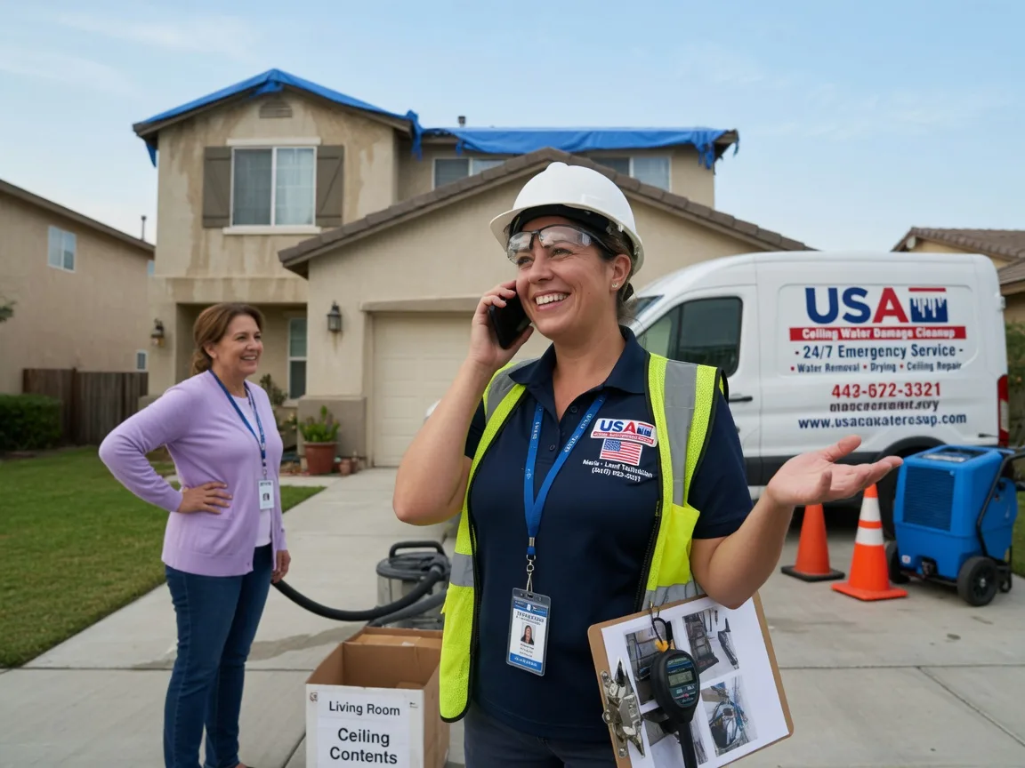 Ceiling Water Damage Restoration Luther, MI FAQs